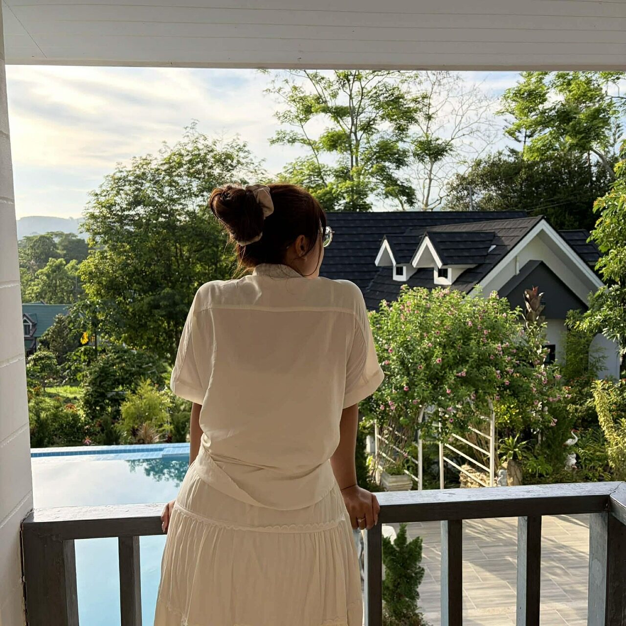 Poolside View